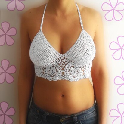 PINEAPPLES crop top crochet pattern _ C04