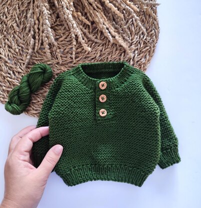 Clover Baby Sweater | Preemie - 24 months