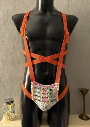 Bead Mesh Pouch Briefs