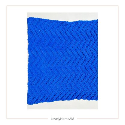 Wave Line Blanket Pattern