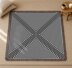 Geometric Maze Blanket C2C CROCHET PATTERN 74×74 inches Gray Optical Mosaic Stroller