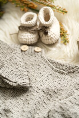 Baby Sweater Dot in Hoooked Somen - Downloadable PDF