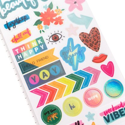 American Crafts Amy Tangerine - Brave + Bold Sticker Book