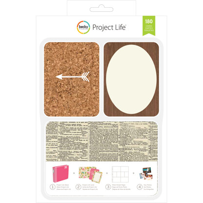 American Crafts Project Life Card Kit 180/Pkg - DIY Shop