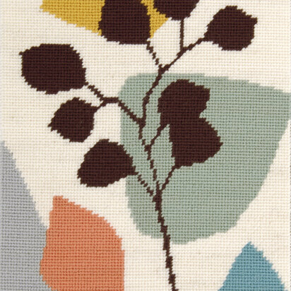 DMC Abstract Plant Tapestry Kit - 30 x 30cm