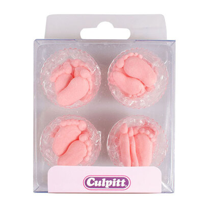 Culpitt Feet Sugar Piping Decoration 12Pc