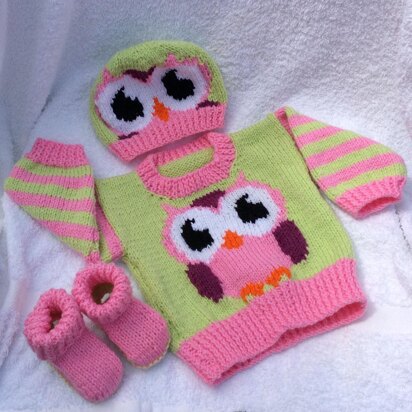 Owl Sweater Set