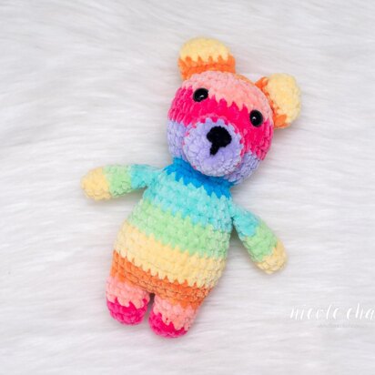 Rainbow Charlie the Chunky Bear