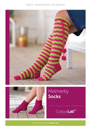 Melmerby Socks in West Yorkshire Spinners ColourLab - Downloadable PDF