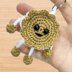👉 Crochet Biscuit Keychain Pattern | Cute Amigurumi Charm with Video Tutorial