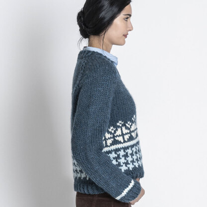 Blue Sky Fibers Swansboro Sweater PDF