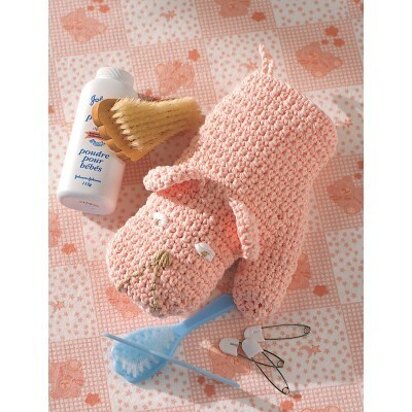 Baby Bath Mitt in Lily Sugar 'n Cream Solids