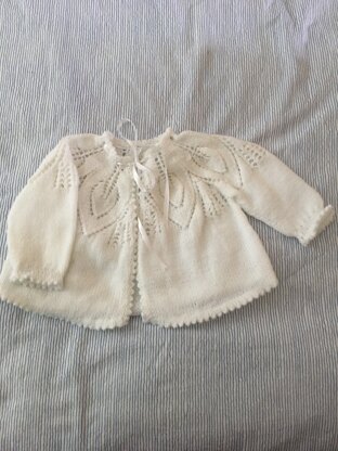 Matinee Coat in Patons Beehive Baby Wool 3 Ply