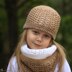 Lace hat/cowl set