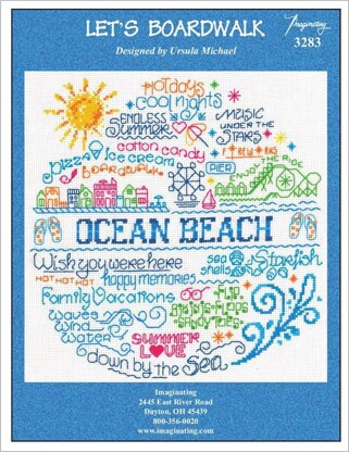 Imaginating Let's Boardwalk Cross Stitch Kit