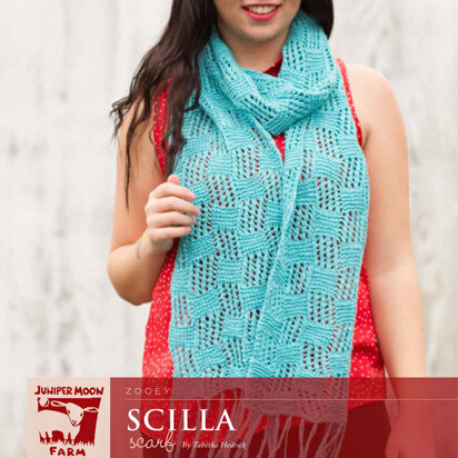 Scilla Scarf in Juniper Moon Farm Zooey - J36-01