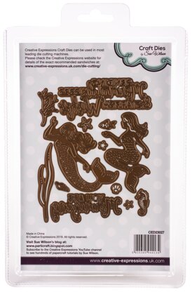 Creative Expressions Craft Dies By Sue Wilson - Necessities-Mermaid Kisses