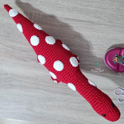 Don the Diplodocus - US Terminology - Dinosaur Amigurumi