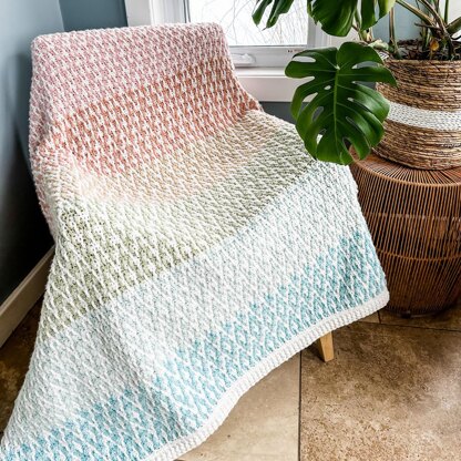 Rainbow Hugs Mosaic Blanket