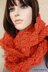 Chunky Infinity Orange Scarf