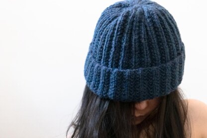 Seeded Rib Stitch Beanie