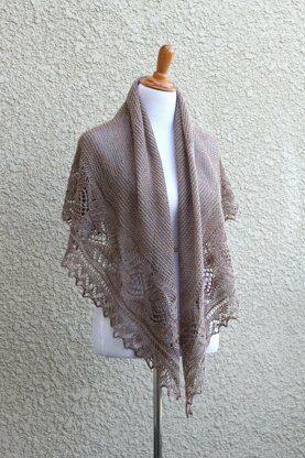 Freesia shawl