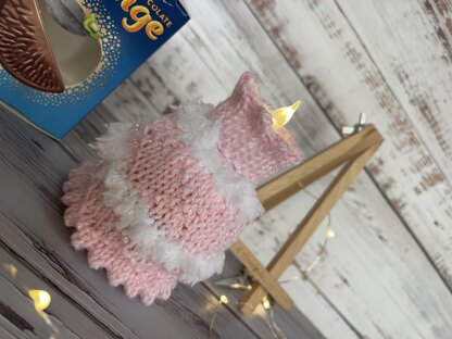 Light-up Birthday Cake Chocolate Orange Cover Knitting Pattern