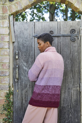 Rowena - Sweater Knitting Pattern For Women in Debbie Bliss Angel by Debbie Bliss