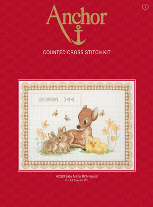 Baby Cross Stitch Kits  Birth Record Cross Stitch