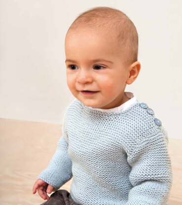 Jacket, Sweater and Scarf in Rico Baby Merino DK - 270