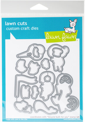 Lawn Fawn Lawn Cuts Custom Craft Die - Bicycle Built For You