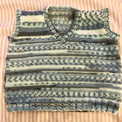 Sidar snuggly v neck baby pullover sleeveless