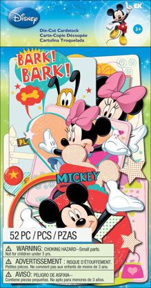 EK Success Disney Cardstock Die-Cuts 52/Pkg - Mickey Family