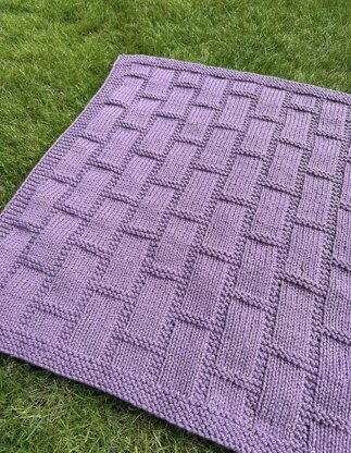 Aran Building Blocks Blanket