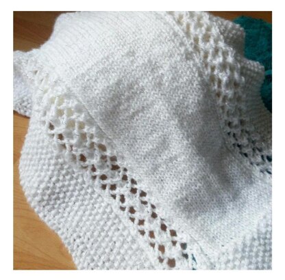 Seed and Lace Baby Blanket - Newborn
