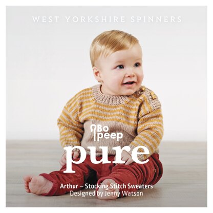 Arthur Stocking Stitch Sweaters in West Yorkshire Spinners Bo Peep Pure DK - DBP0002 - Downloadable PDF