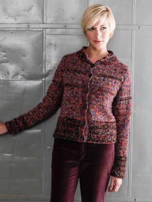 Bellam Cardigan in Berroco Boboli & Borealis PDF (Free)