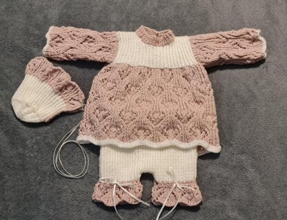 Sophia Dress, Shorts And Bonnet Set