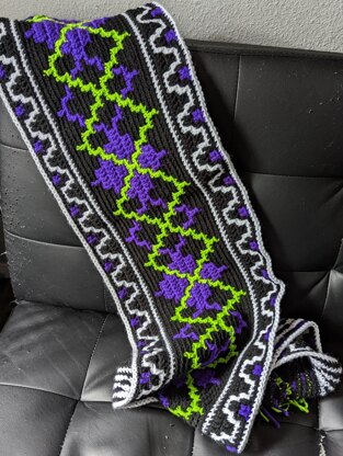 Mosaic Argyle Scarf