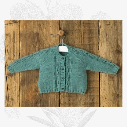 "Diana Cardigan" - Cardigan Knitting Pattern in Willow and Lark Nest