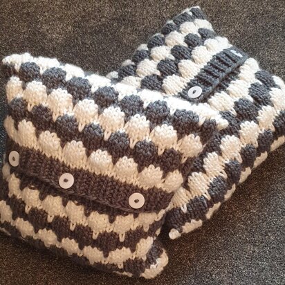 Bubble Stitch Cushion Covers