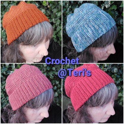 Tunisian Slouch Hat