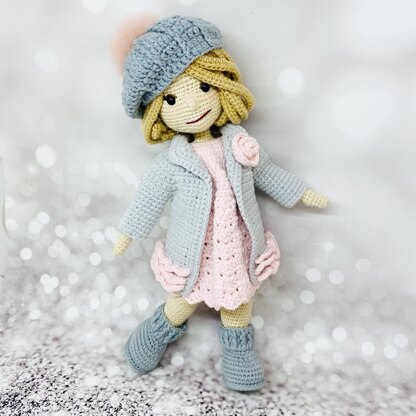 Crochet doll pattern, Amigurumi doll pattern