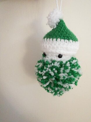 PomPom Christmas Decorations Crochet pattern by Just Lillibit Toys