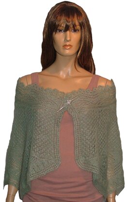 Angel Wings - lace mohair stole