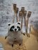 Toy Little Cute Raccoon 11 Inch With Mushroom House For Kids Room