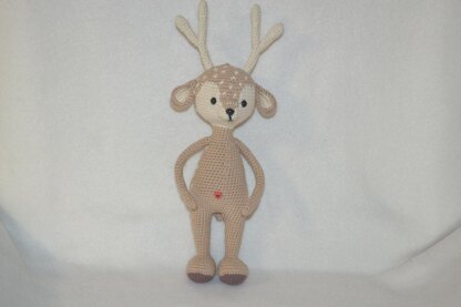 Bambi deer amigurumi doll