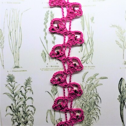 Bookmark "Garland of flowers"