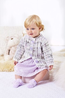 Tops & Cardigans knitted in King Cole Bumble Chunky - Babies - P6088 - Leaflet