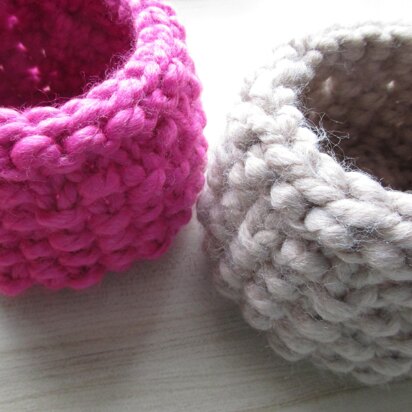 Quick Knit Basket